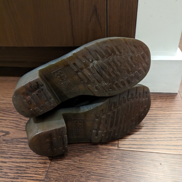 Dr Martens Leather Boots block heel size 38 - Picture 3 of 7